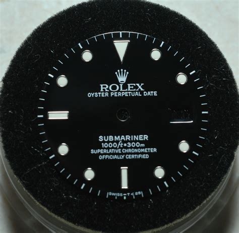 rolex watch dial replacement|Rolex submariner aftermarket dial.